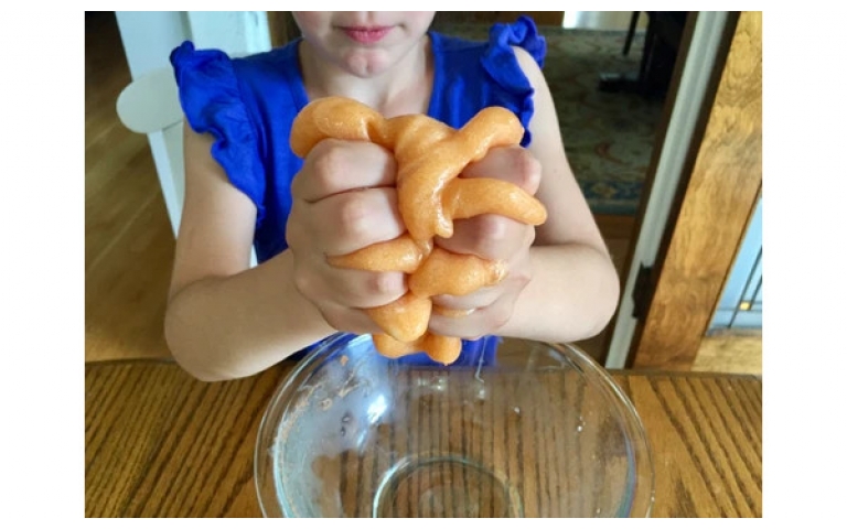 How to Make Your Own Sensory Sand Slime